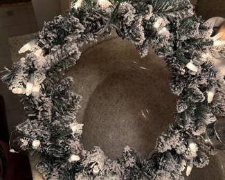 Light Up New 12'' Wreath $6.00