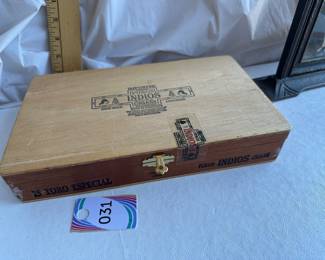 Empty Wooden Cigar Box - Indios Cigars