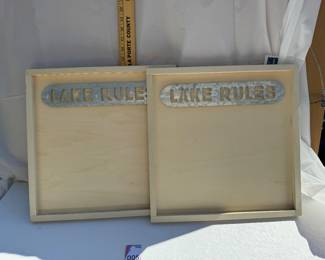 Lake Rules Lake House Sign Boards $8.00