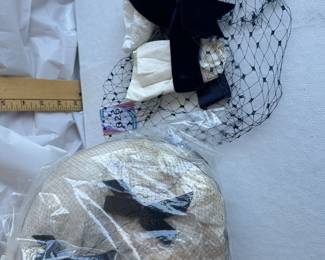 Velvet Mesh Veil Fascinator Cocktail Hats