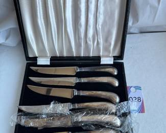 Lodge Sheffield England Stainless Steak Knives 6pc