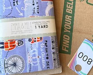 Emma & Mila London Calling Fabric Bolt 1 Yard $4.00