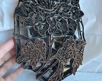 Antique Metal Textile Printing Block