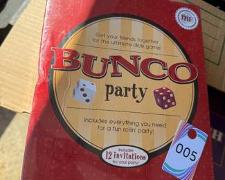 Bunco Party Game $5.00