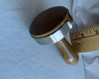 Desktop Round Wooden Rubber Stamp Rocker Handle
