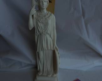 Greek Goddess Athena Alabaster Statue Hand Made Ifestos