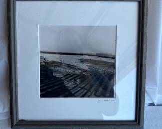 Framed Modern Fine Art Black and White Photograph Landscape Jeanna Mead 1990