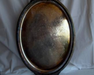 Amston Fine Silver Plate Oval Serving Platter