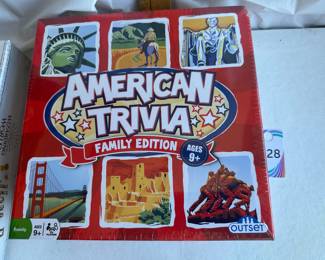 American Trivia Family Edition Board Game $7.00