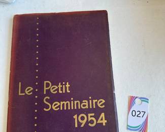 Le Petit Seminaire 1954 Hardcover