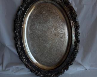 Vintage Reed & Barton Fine Silver Plate Oval Serving Platter