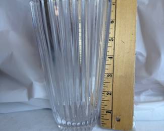 Mikasa Crystal Park Lane Ribbon Cut Vase $14.00