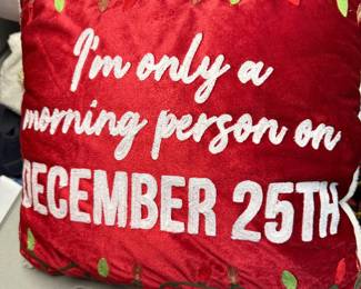 Holiday Pillow $8.00