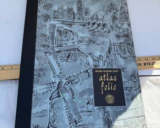 National Geographic Society Atlas Folio $8.00