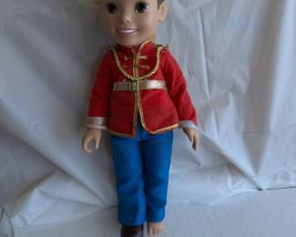 Prince Charming Red Velvet Outfit Doll