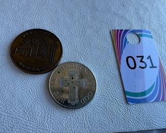 Reliquary Devotional Commemorative Coins Medals