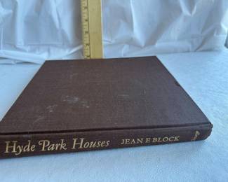 Hyde Park Houses Hardcover Book by Jean F. Block $10.00
