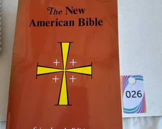 The New American Bible Hardcover Saint Joseph Edition $6.00