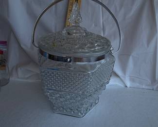 Anchor Hocking Crystal Clear Diamond Ice Bucket
