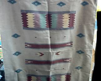 Southwest Geometric Woven Textile Table Cloth