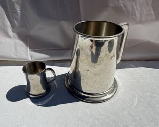 Lot of 2 Pewter Mugs $8.00
