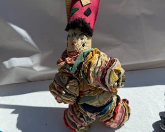 Handmade Folk Art Fabric Doll