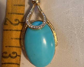 18K over Bronze Pendant $10.00