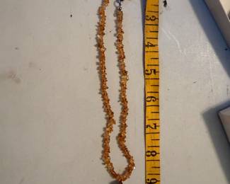 Sterling Silver Pendant and Clasp on Necklace $40.00