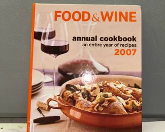 Food & Wine Cookbook $3.00