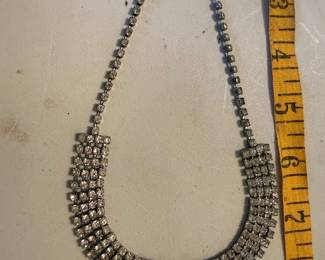 Rhinestone Necklace $10.00