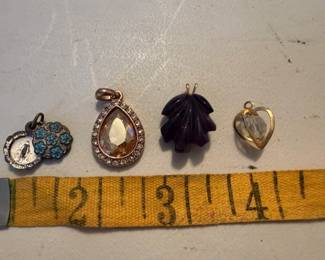 4 Pendants $8.00