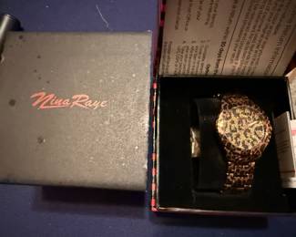 Nina Raye Leopard Watch $5.00