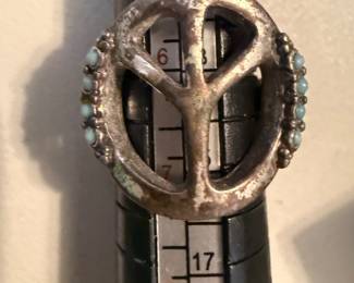 Lucky Peace Sign Costume Ring $5.00