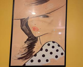 Signed artwork