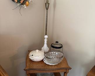 Oak parlor table