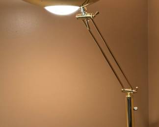 MCM Brass articulated floor lamp
