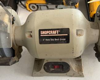 Shopcraft 6" heavy duty bench grinder