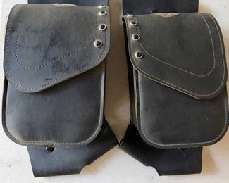 Harley Davidson crash bar saddle bags unused