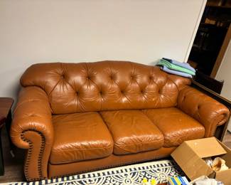Leather sofa