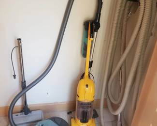Central vacuum; vacuum cleaners