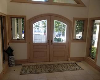 Entry door - interior view