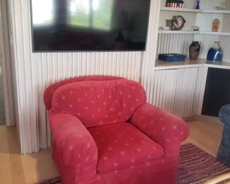 Cozy upholstered arm chairs