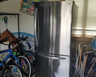LG garage refrigerator