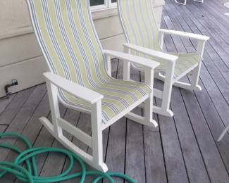 Polywood rocking chairs