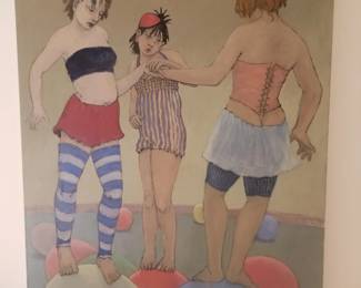 Figurative painting by American artist Joan Barber