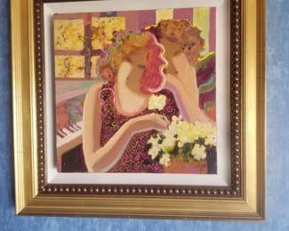 Painting by Iranian-American artist Mahmood Sabzi (known as Sabzi)