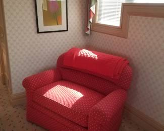 Upholstered arm chair - 2 available