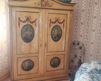 Handpainted armoire