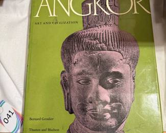 Angkor: Art and Civilization by Bernard Groslier Vintage Illustrated Hardcover Book
