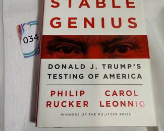 A Stable Genius Hardcover Book $3.00